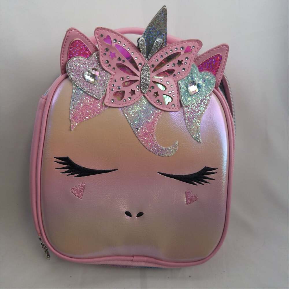 OMG Accessories Miss Gwen's Insulated Lunch Bag Pink Unicorn Rainbow
